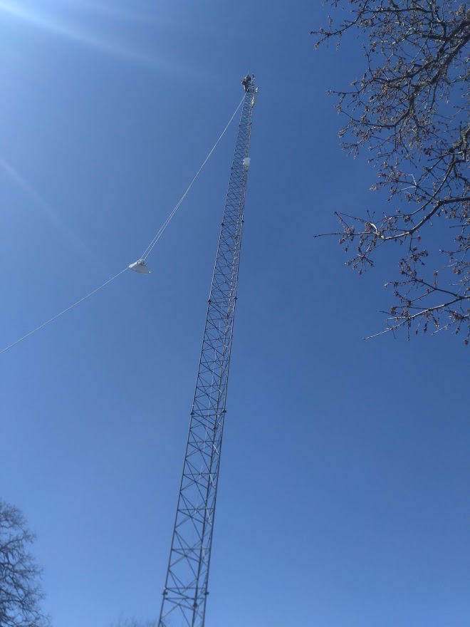 Replacing a Microwave on a 150' tower